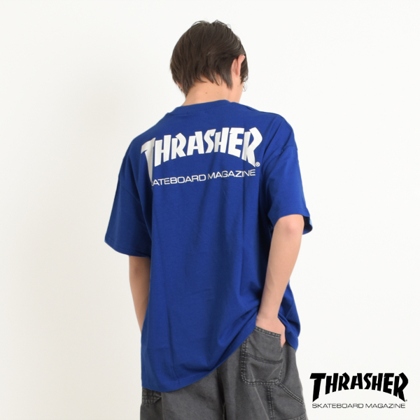 【THRASHER】バックロゴビッグ半袖Tシャツ