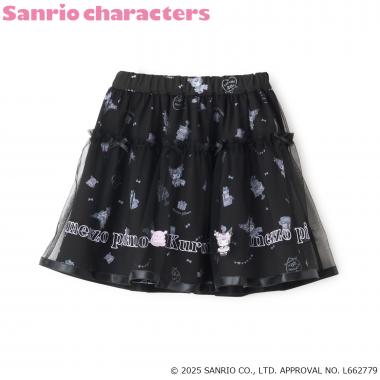 【予約商品】【マイメロディ/クロミ】柄 チュールスカート