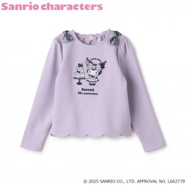 【予約商品】【マイメロディ/クロミ】裾スカラップ トレーナー