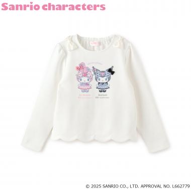 【予約商品】【マイメロディ/クロミ】【WEB限定】裾スカラップトレーナー