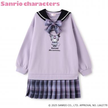 【予約商品】【マイメロディ/クロミ】裾プリーツ 2wayセーラーワンピース
