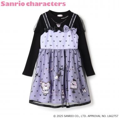 【予約商品】【マイメロディ/クロミ】テレコTシャツ&ワンピースSET