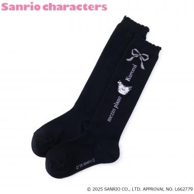 【予約商品】【マイメロディ/クロミ】ロゴ ハイソックス