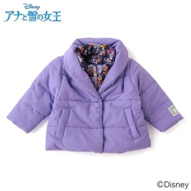 【DISNEY】 アナと雪の女王デザイン 中綿入りジャケット