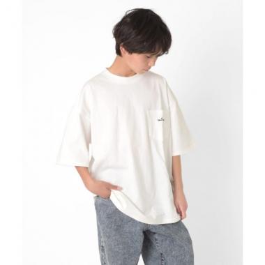 【NAUTICA】フロントポケット刺繍ビッグ半袖Tシャツ