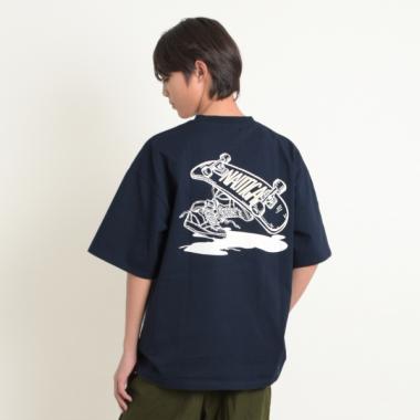 【NAUTICA】バックスケーターロゴ半袖Tシャツ