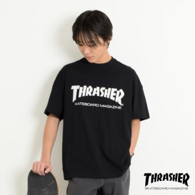 【THRASHER】フロントロゴビッグ半袖Tシャツ