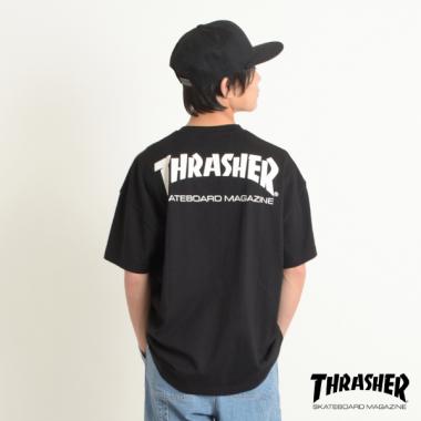 【THRASHER】バックロゴビッグ半袖Tシャツ