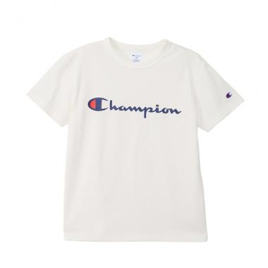 【Champion】ロゴプリント半袖Tシャツ
