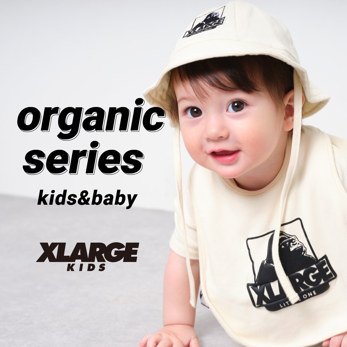 XLARGE KIDSからキッズ＆ベビーのオーガニックシリーズが登場！