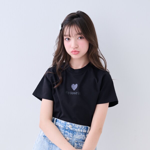 【web限定再入荷】by LOVEiT ハートTシャツ